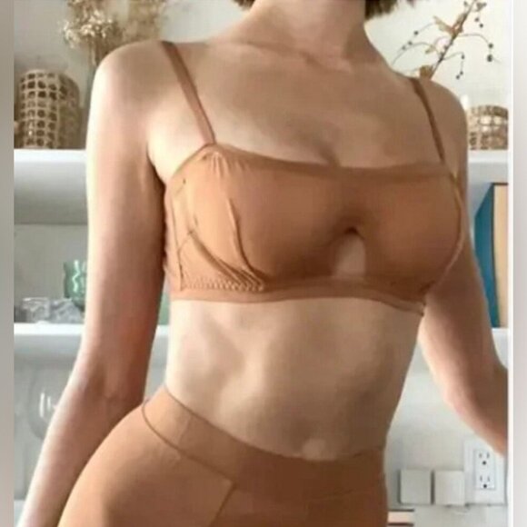 NWT We Are HAH X Free People Wired Bra 30-38DD 30DD 32DD 34DD 36DD Brown Sugar - Picture 2 of 14